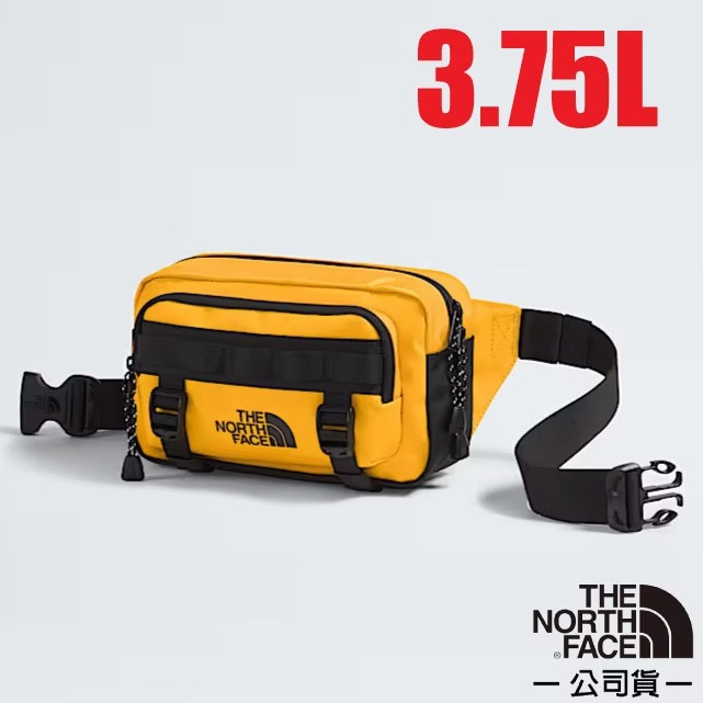 【The North Face】BASE CAMP LUMBER 防水耐磨腰包3.75L/8BK5-ZU3 山峰黃✿30E010